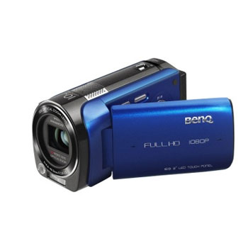 明基（BenQ）-M33-高清数码摄像机-星空蓝（500万像素-10倍光学变焦-3英寸触摸屏-1080P高清摄像）