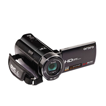 台湾欧达V7高清数码摄像机闪存dv1080p旅游家用2400万像素16倍变焦意大利名师设计