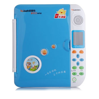 诺亚舟（Noah）NP18-4G彩屏-疯狂宝贝少儿英语-点读机-蓝色